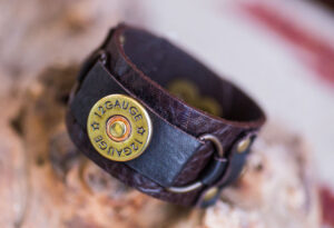 Shotgun Cuff Bracelet Espresso Leather