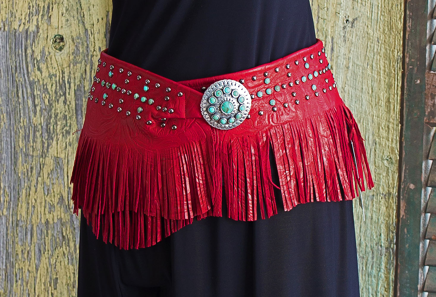Bandalero Belt in Red | Patricia Wolf